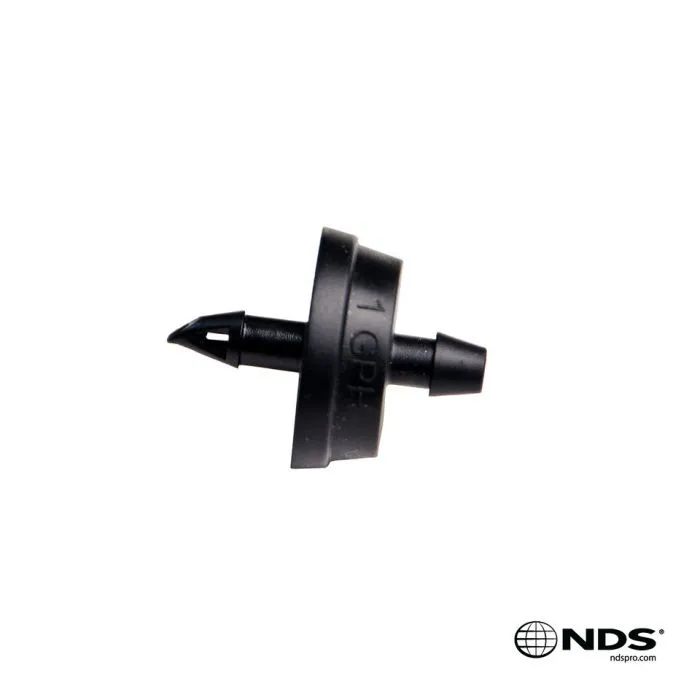 NDS, AccuFlow Druckausgleichs-Emitter mit 1/4"-Stabgewinde - 1 GPH