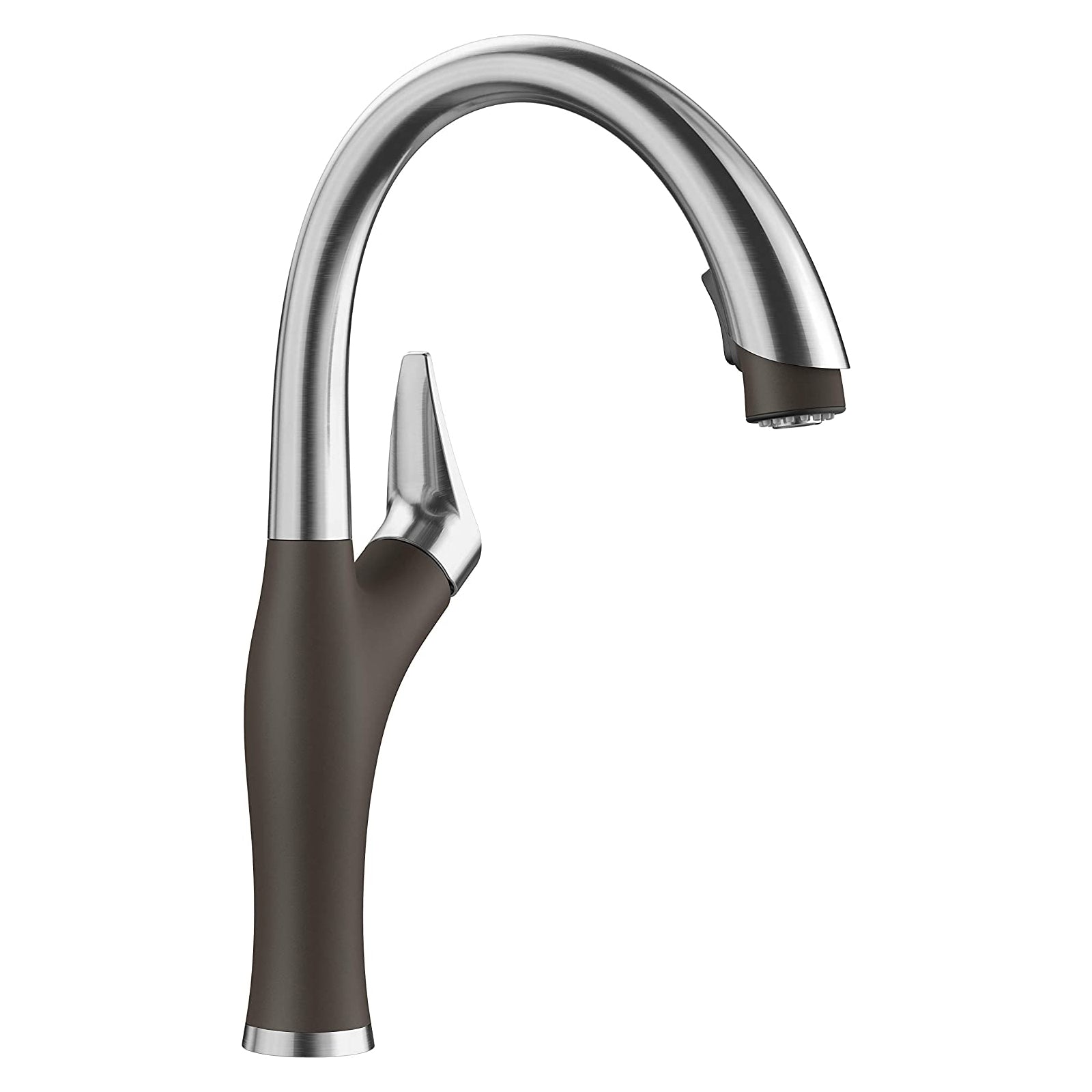 Blanco, Artona Pull Down 1,5 gpm - Cafe Braun/Edelstahl Dual Finish