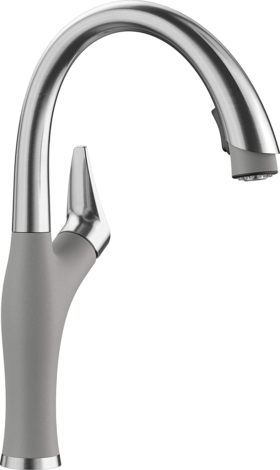 Blanco, Artona Pull Down 1,5 gpm - Metallic Grau/Edelstahl Dual Finish