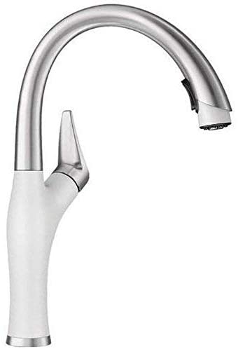 Blanco, Artona Pull Down 1,5 gpm - Weiß/Edelstahl Dual Finish