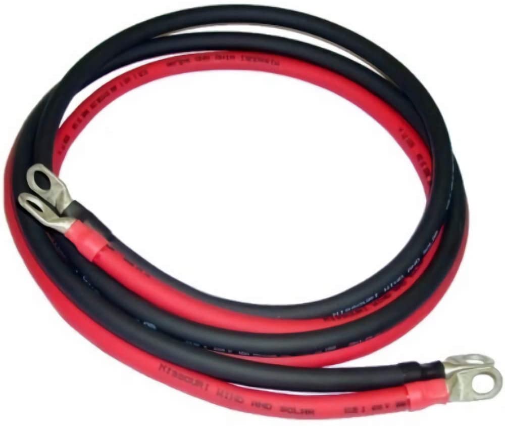 AIMS-Strom, CBL02FT4AWG - Wechselrichterkabel #4 AWG 2 ft.