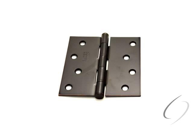 Emtek, Emtek 91014US10B Paar 4" x 4" quadratische Scharniere aus Stahl für Wohnzwecke, Ausführung in ölgeriebener Bronze