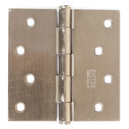 Emtek, Emtek 91014US3 Paar 4" x 4" quadratische Scharniere aus Stahl für den Wohnbereich Lifetime Brass Finish