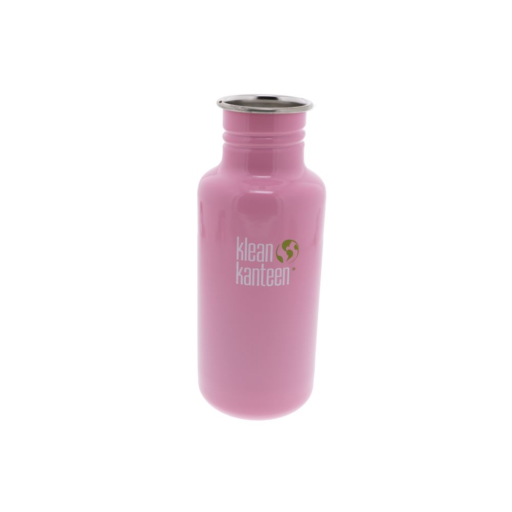 Klean Kanteen, Klean Kanteen Classic 18 oz. Edelstahl Wasserflasche w / Poly Loop Cap