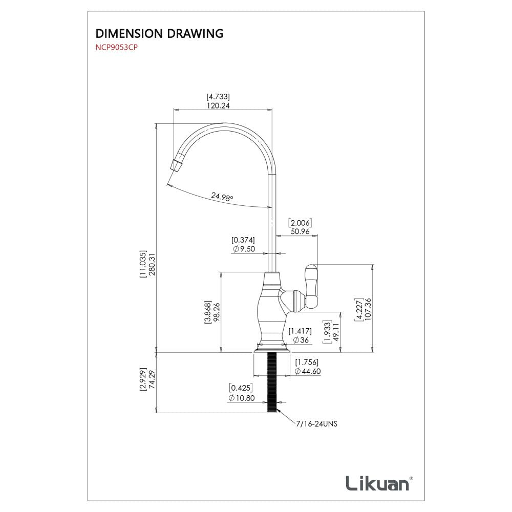 LiKuan, Likuan 905 Serie Oil Rubbed Bronze Luftspalt Wasserhahn