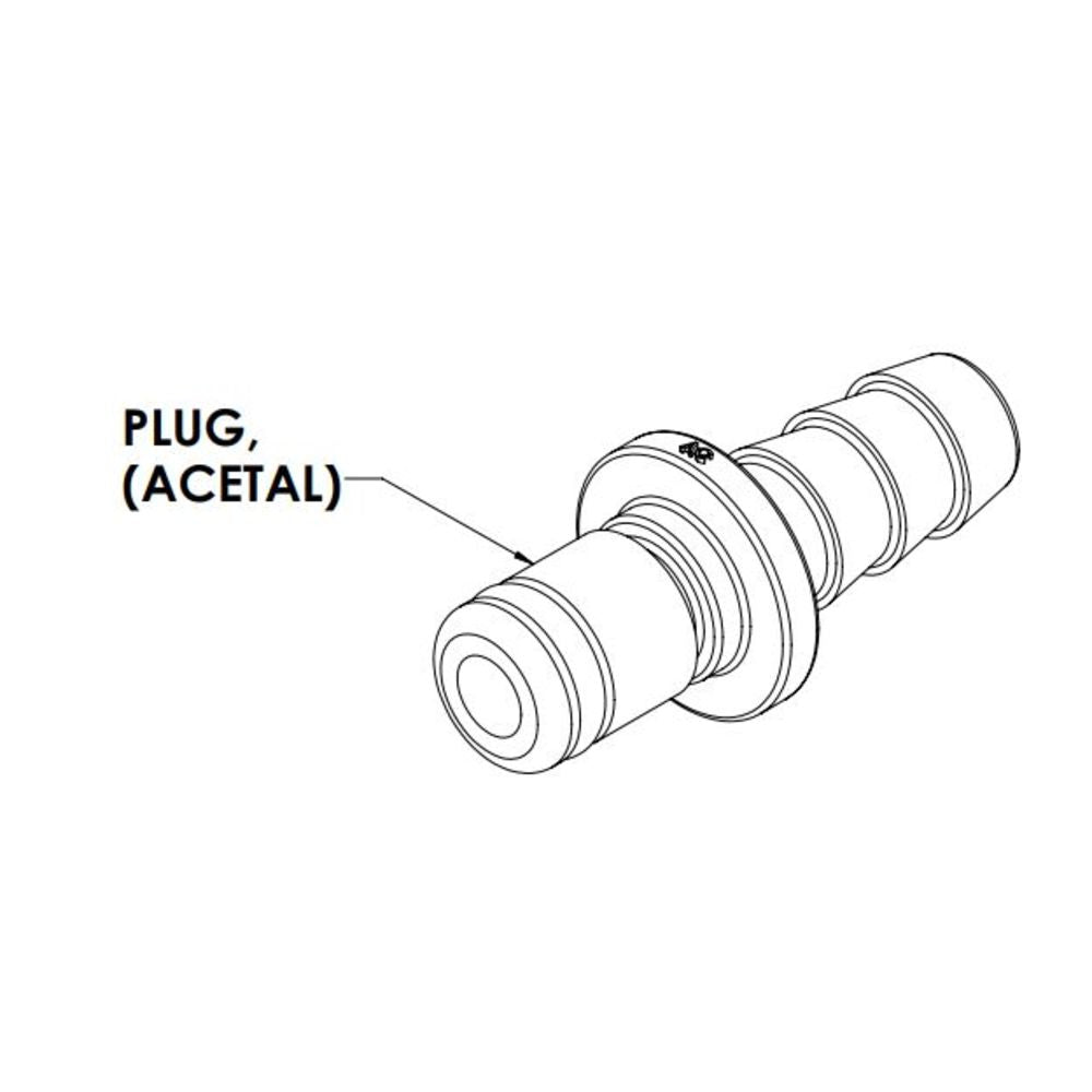 Linktech, LinkTech 20AC Serie In-Line Stecker, NV, 1/4" HB