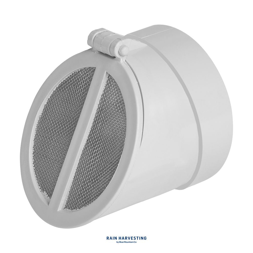 Blauer Berg, Mozzie Stoppa Hi-Flow Flap Valve Screen 3 Zoll oder 4 Zoll von Rain Harvesting Pty by Blue Mountain Co.